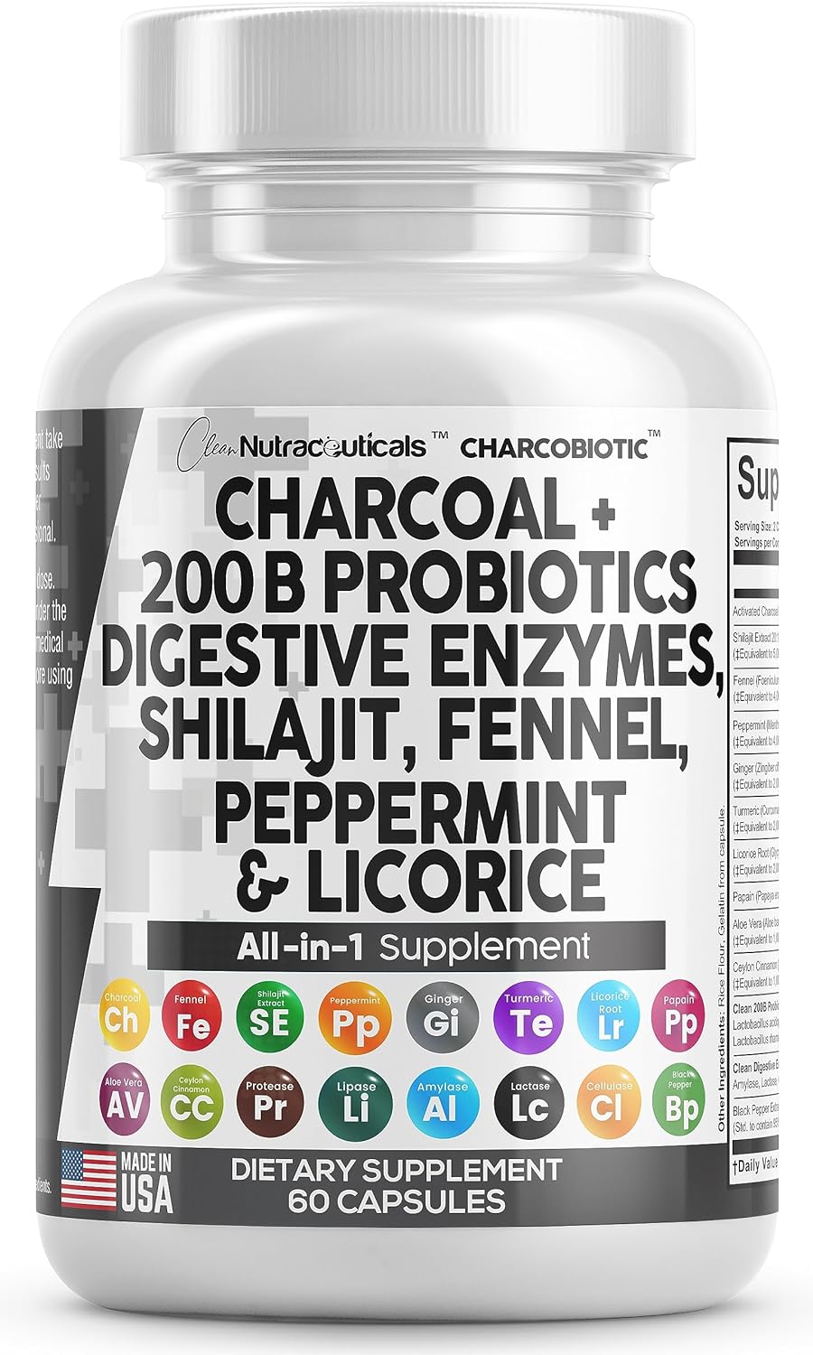 Charcobiotic™ with Activated Charcoal – Clean Nutraceuticals