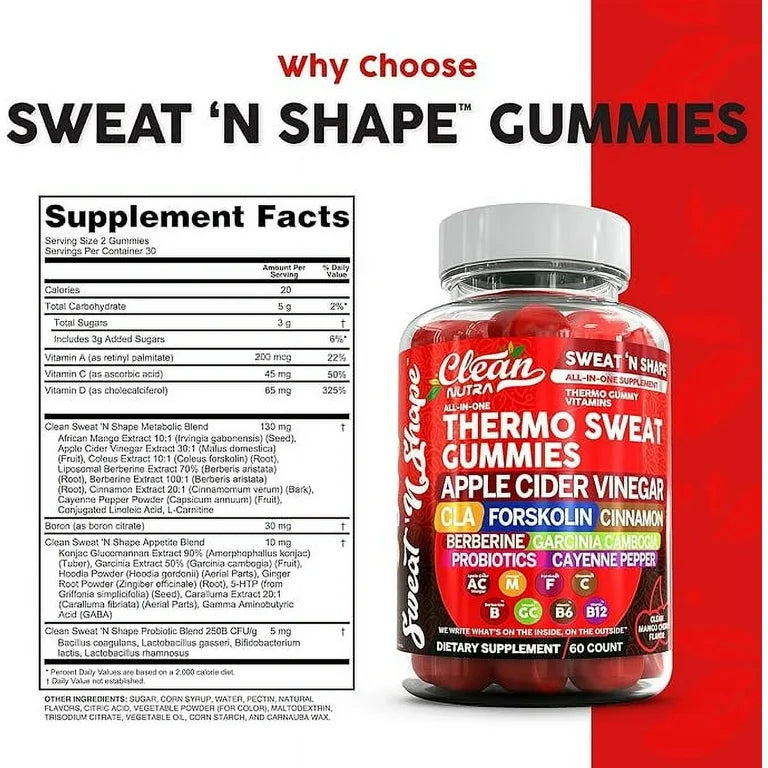 Sweat N' Shape Gummies