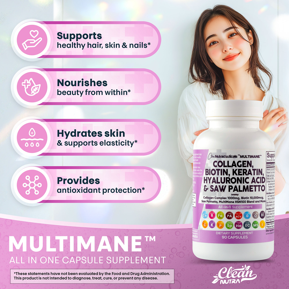 Multimane™ Hair Skin Nail Supplement
