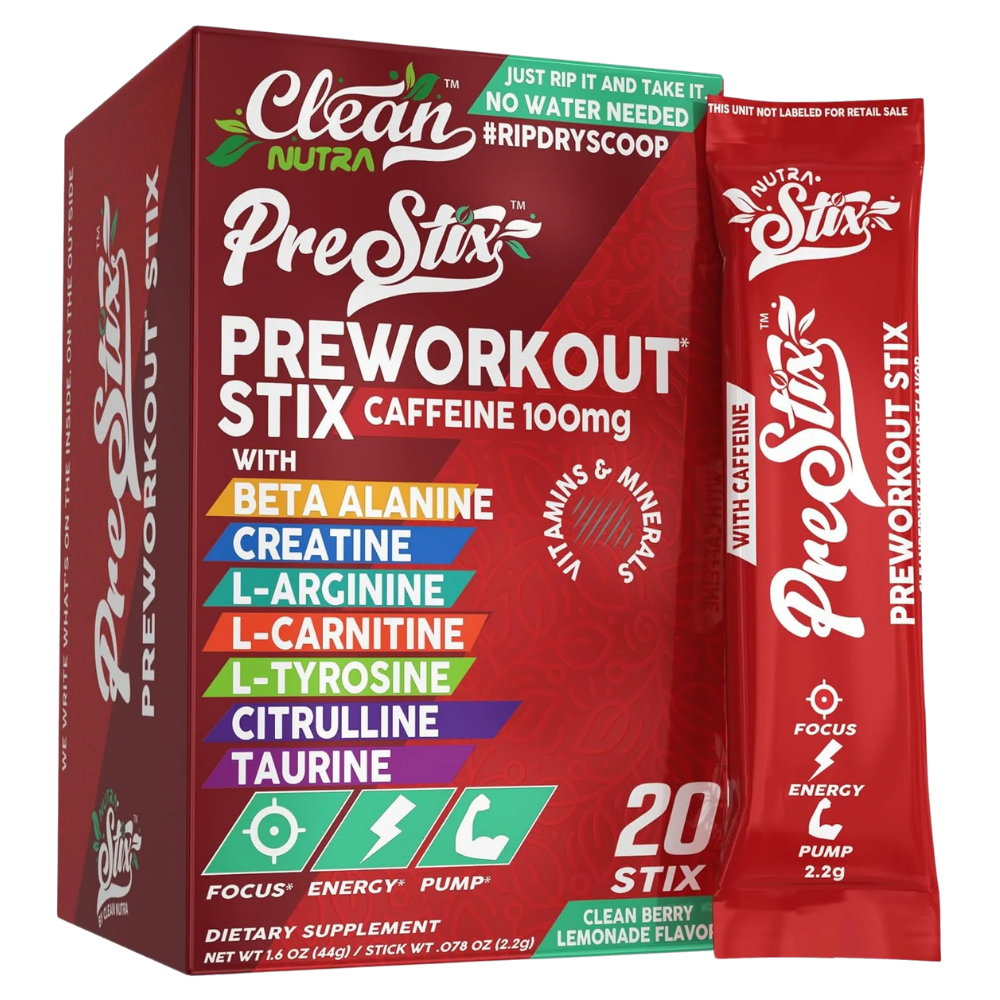 Pre Stix | Clean Nutraceuticals Pre Stix | Clean Nutraceuticals