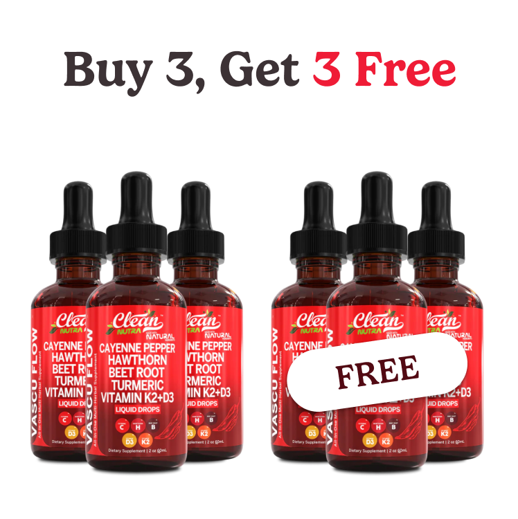 Vascu Glow Special Offer BOGO w/ Blood Flow Blueprint E-Book