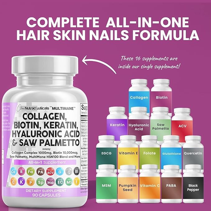 Multimane™ Hair Skin Nail Supplement