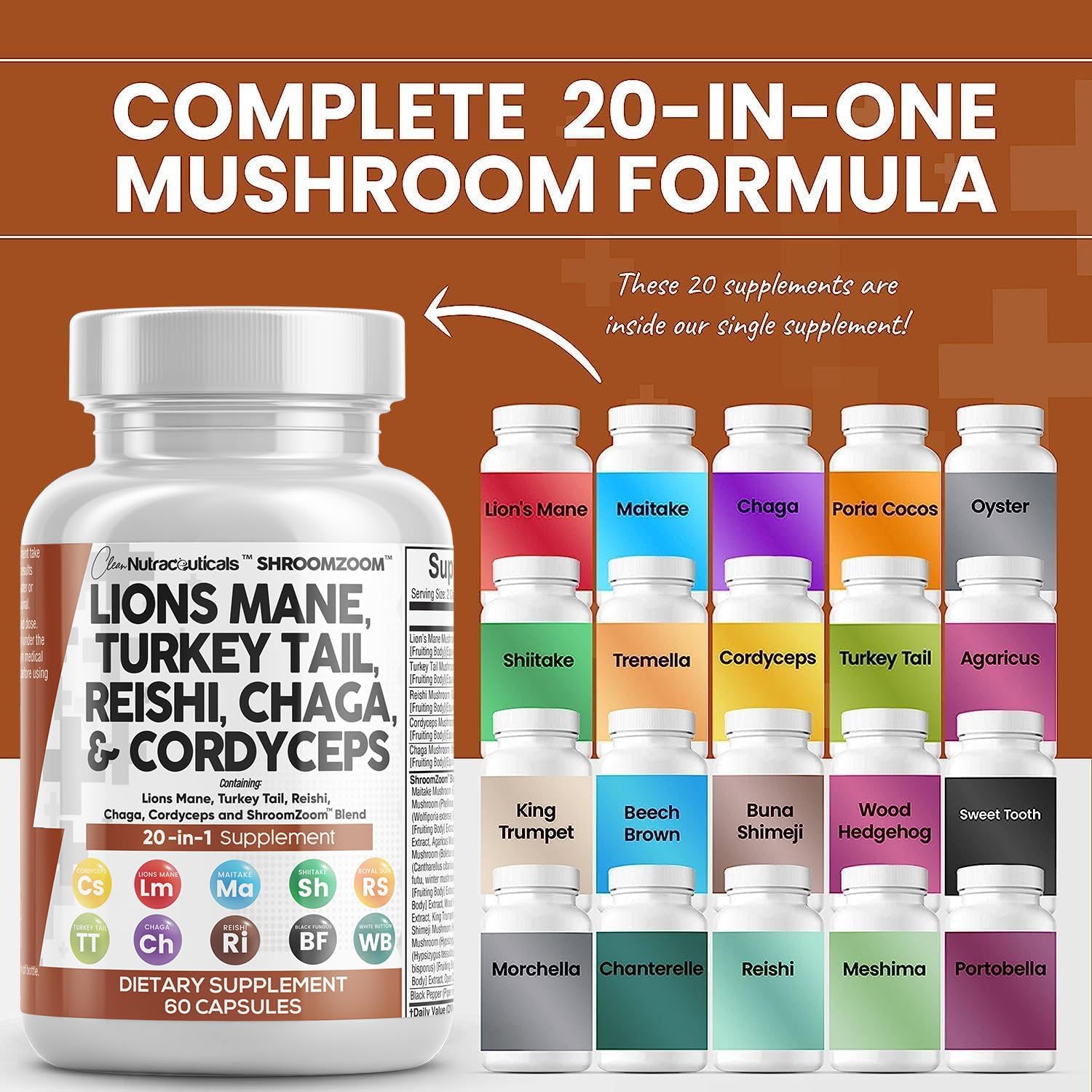 Shroomzoom™ Mushroom Supplement