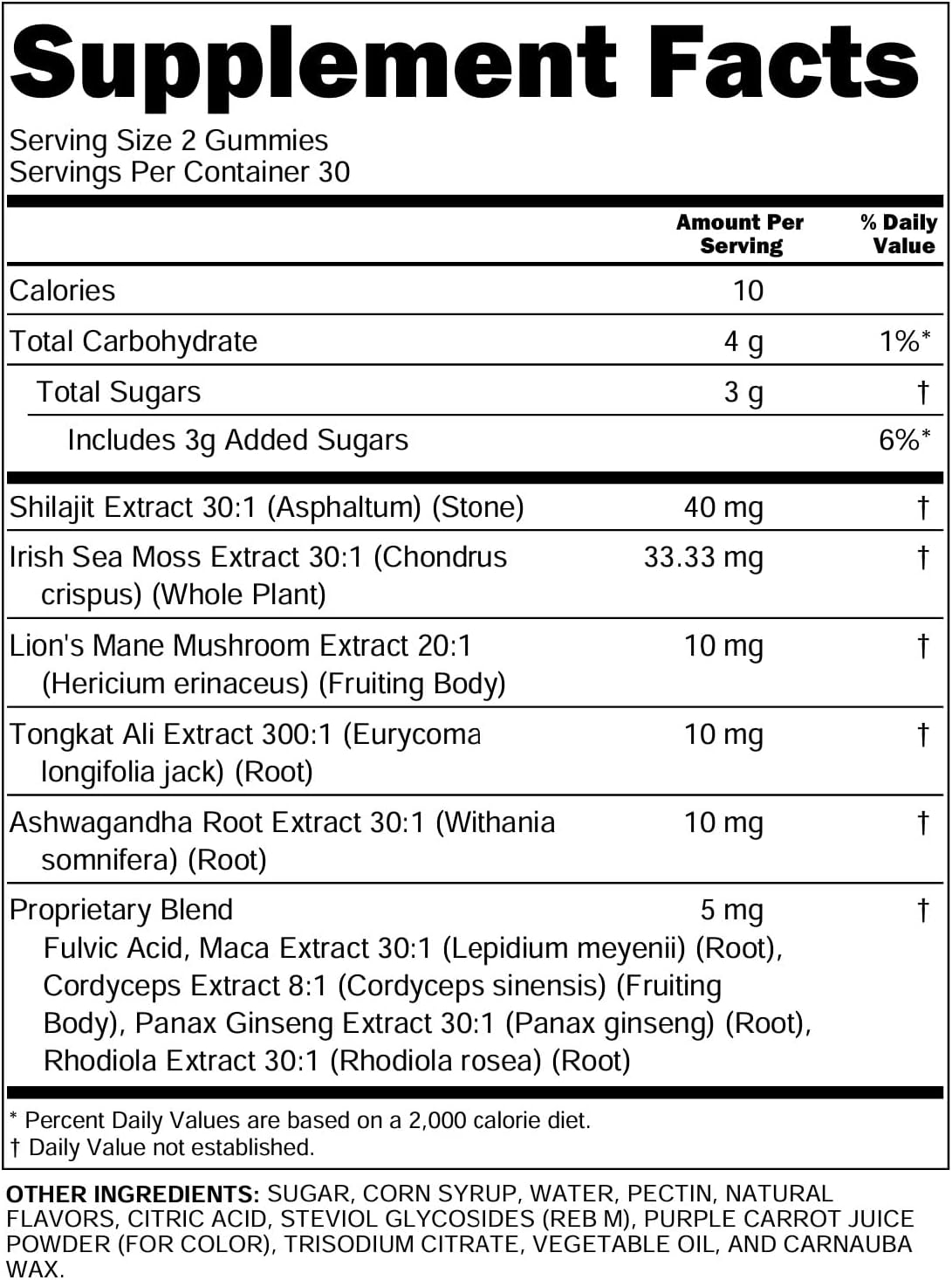 Shilajit Gummies