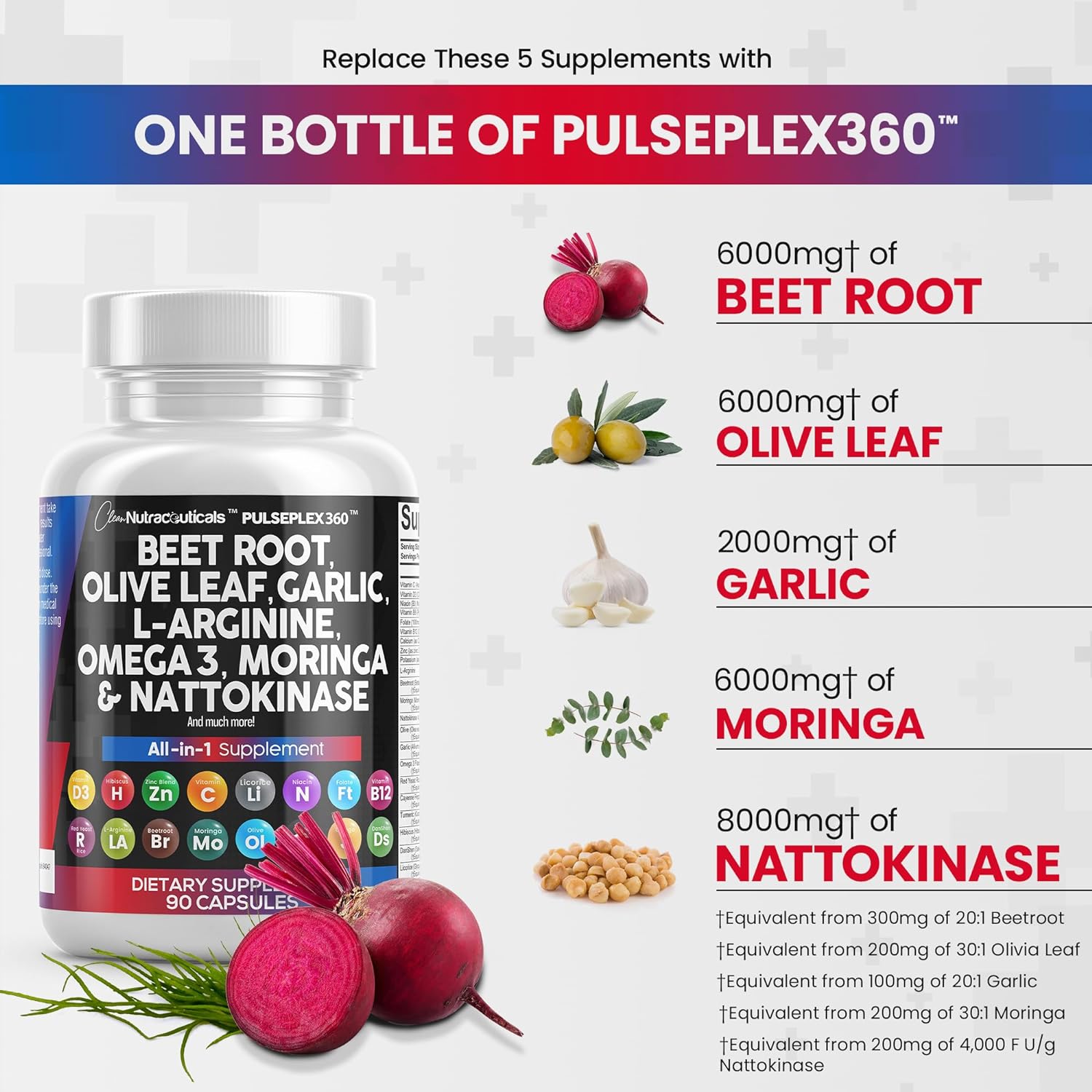 Pulseplex 360™ with Beet Root and Olive Leaf