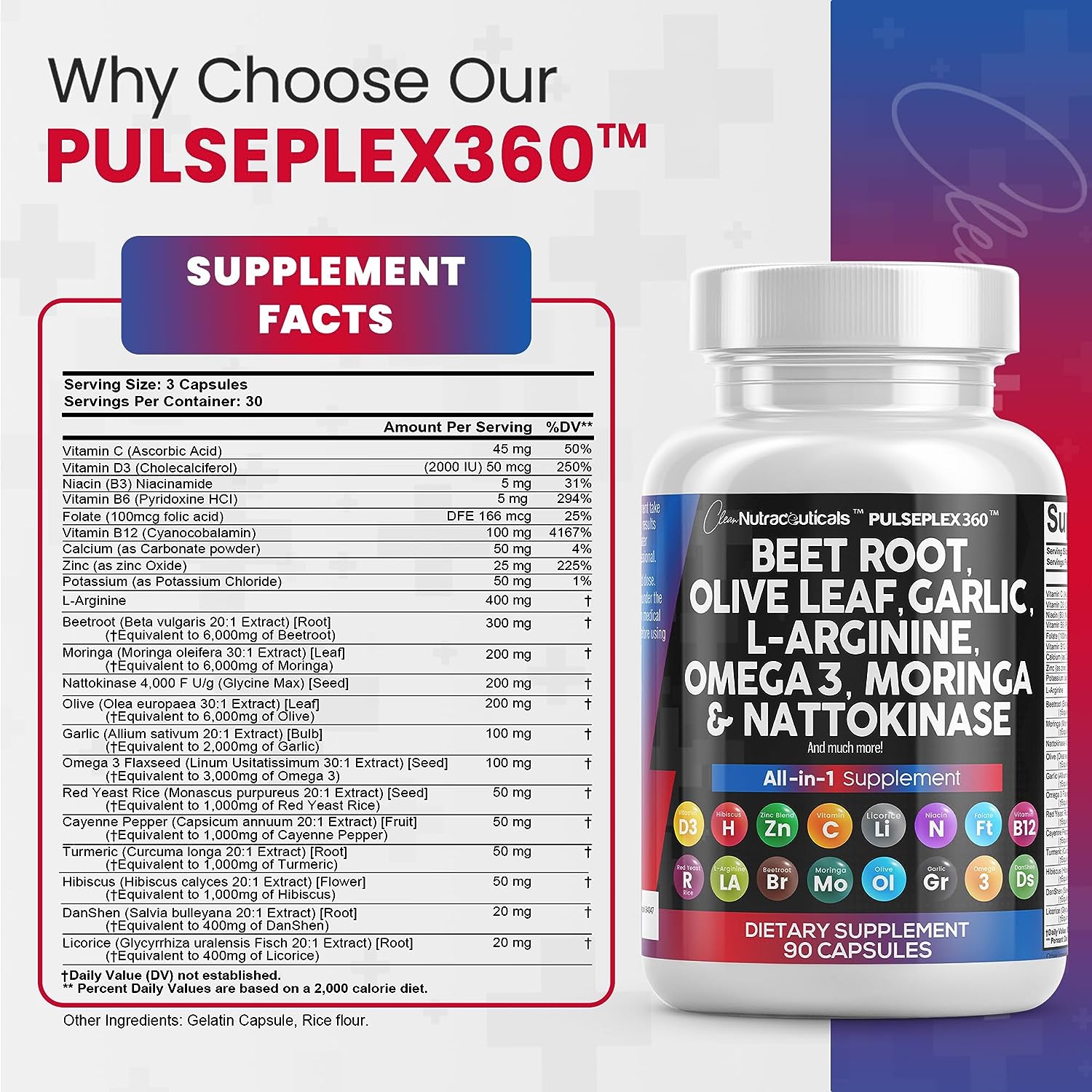 Pulseplex 360™ with Beet Root and Olive Leaf