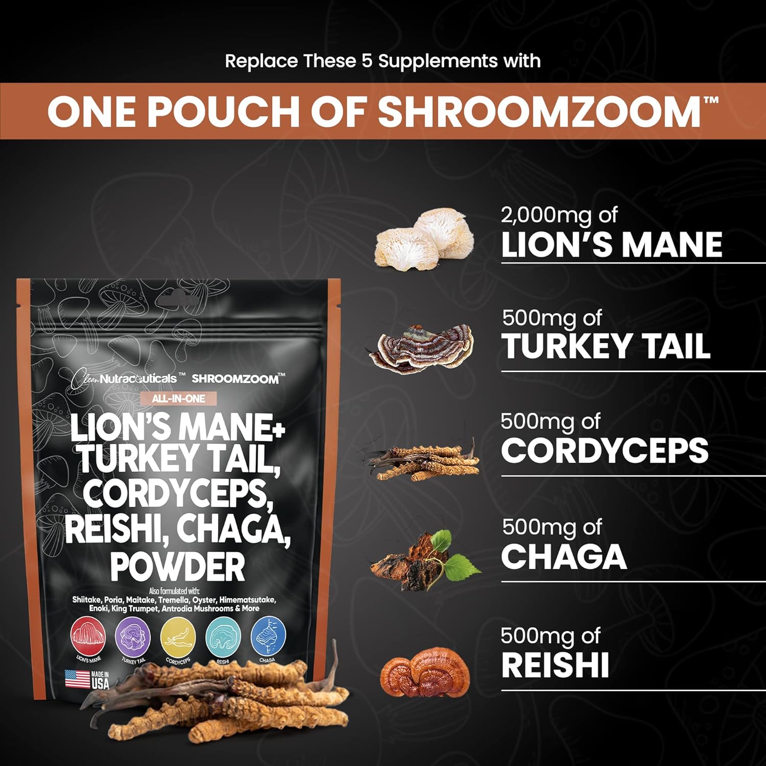 ShroomZoom™ Powder Supplement