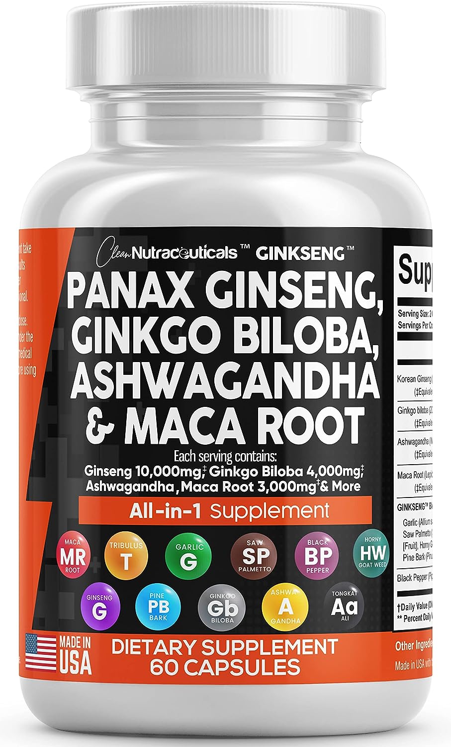 Tongkat Ali Tablet with Panax Ginseng, Maca, and Tribulus Terrestris