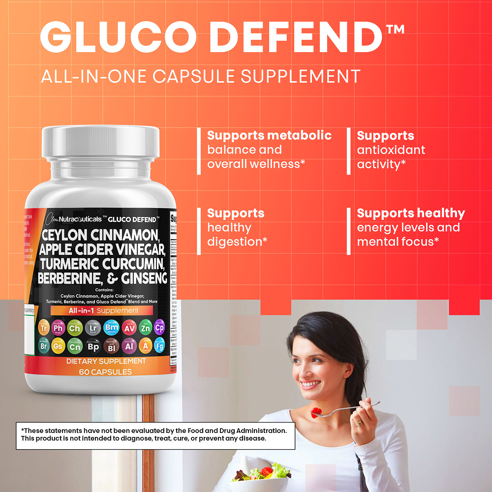 GlucoDefend™ with Ceylon Cinnamon