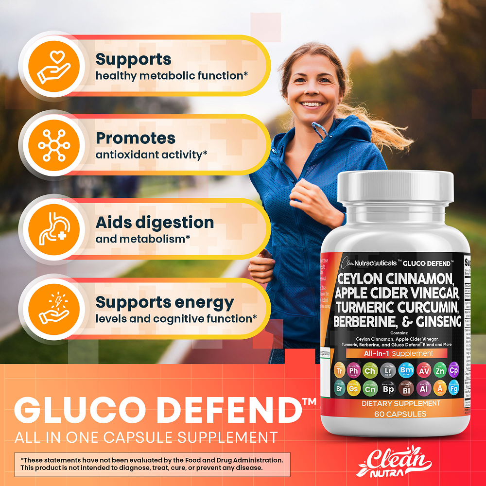 GlucoDefend™ with Ceylon Cinnamon