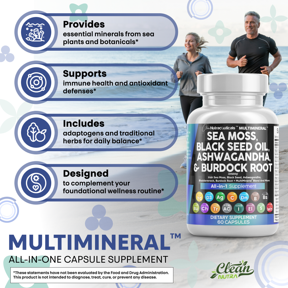 Multimineral™ Sea Moss Black Seed
