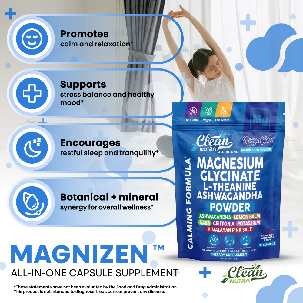MagniZen Powder | Clean Nutraceuticals MagniZen Powder | Clean Nutraceuticals