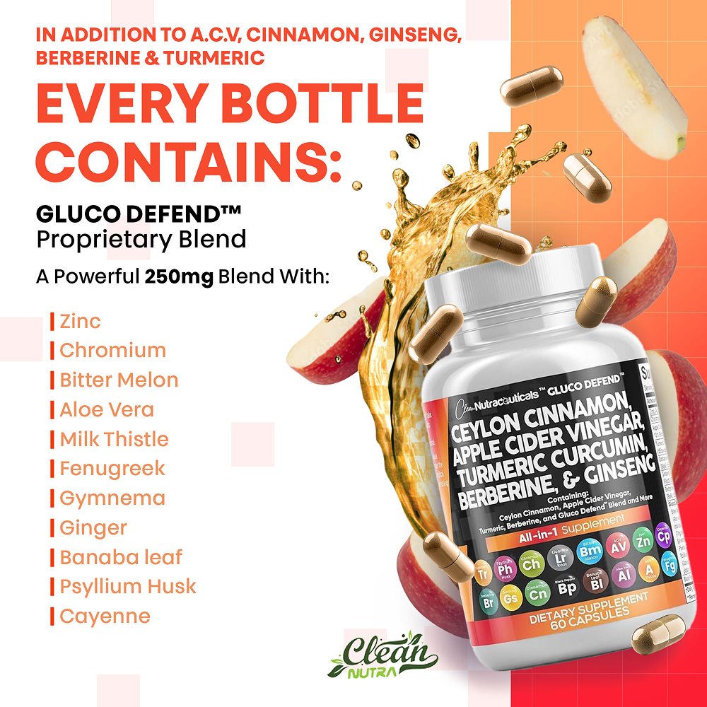 GlucoDefend™ with Ceylon Cinnamon