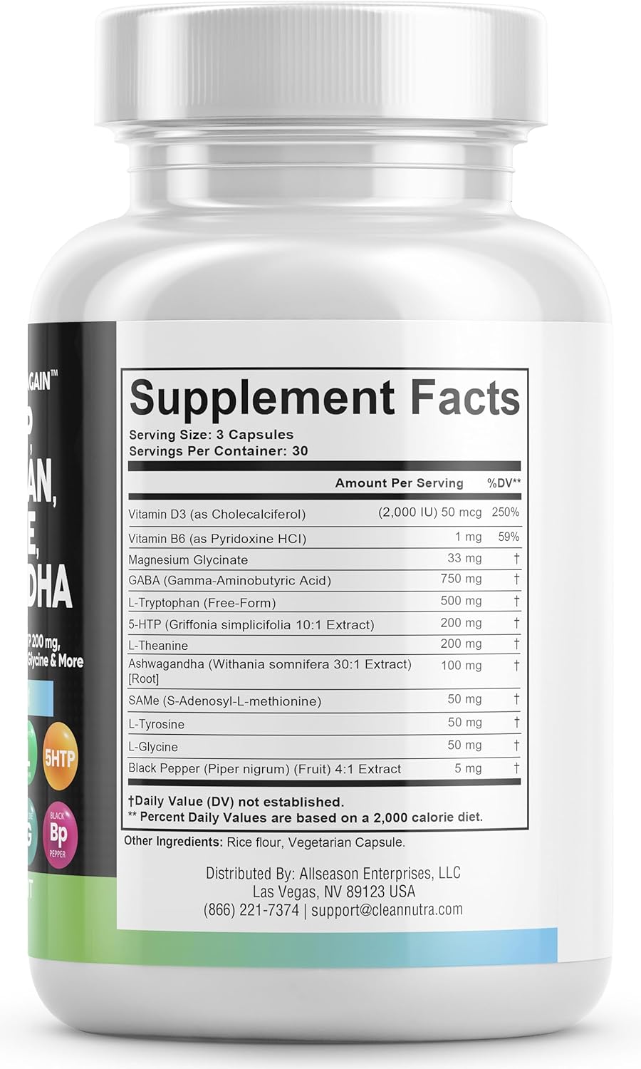 CalmAgain All in 1 5 HTP Supplement