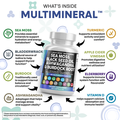 Multimineral™ Sea Moss Black Seed