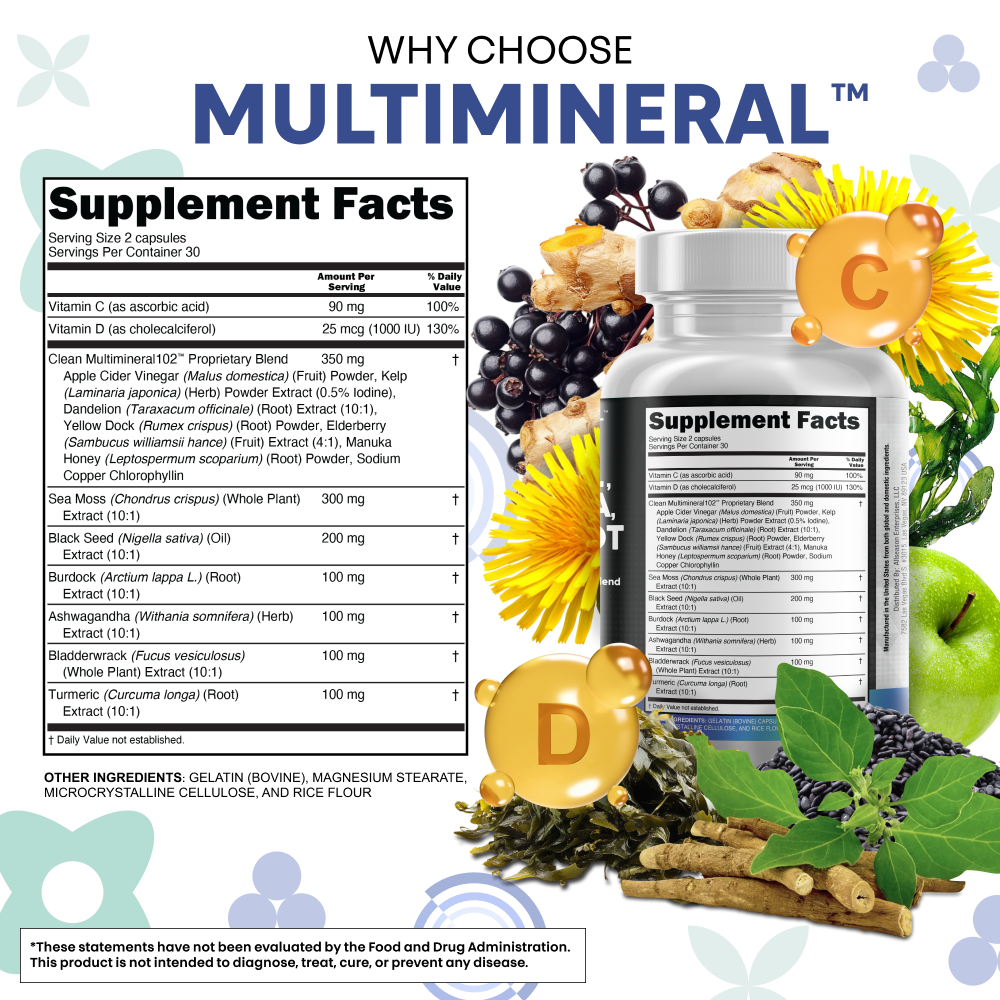 Multimineral™ Sea Moss Black Seed
