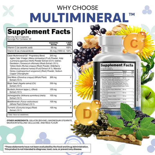 Multimineral™ Sea Moss Black Seed