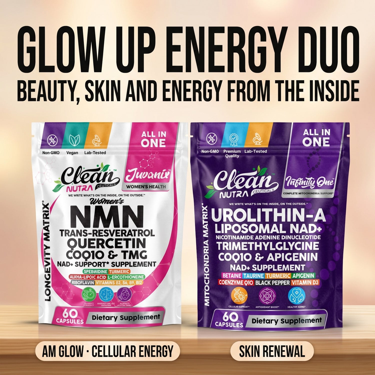 Glow Up Energy Duo — Beauty, Skin and Energy From the Inside