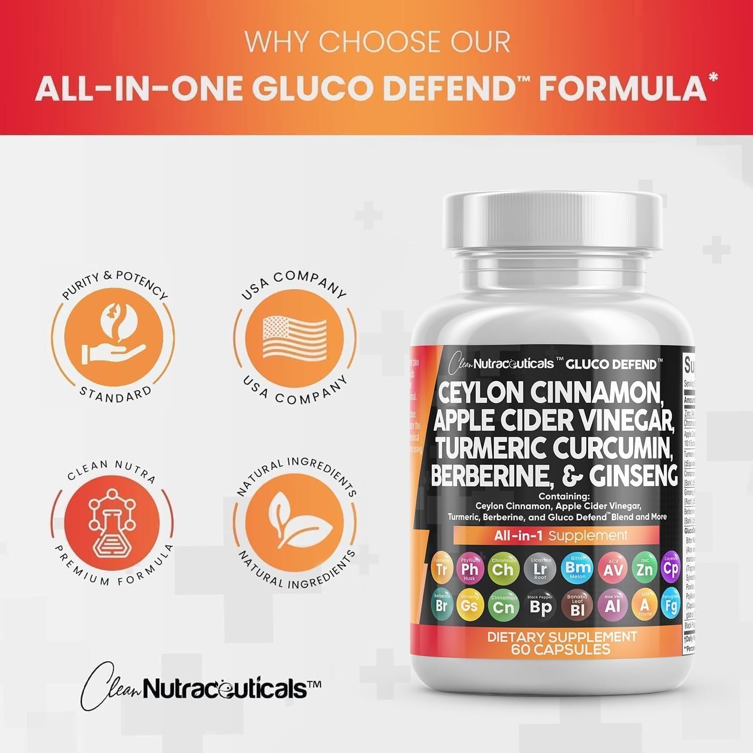 GlucoDefend™ with Ceylon Cinnamon